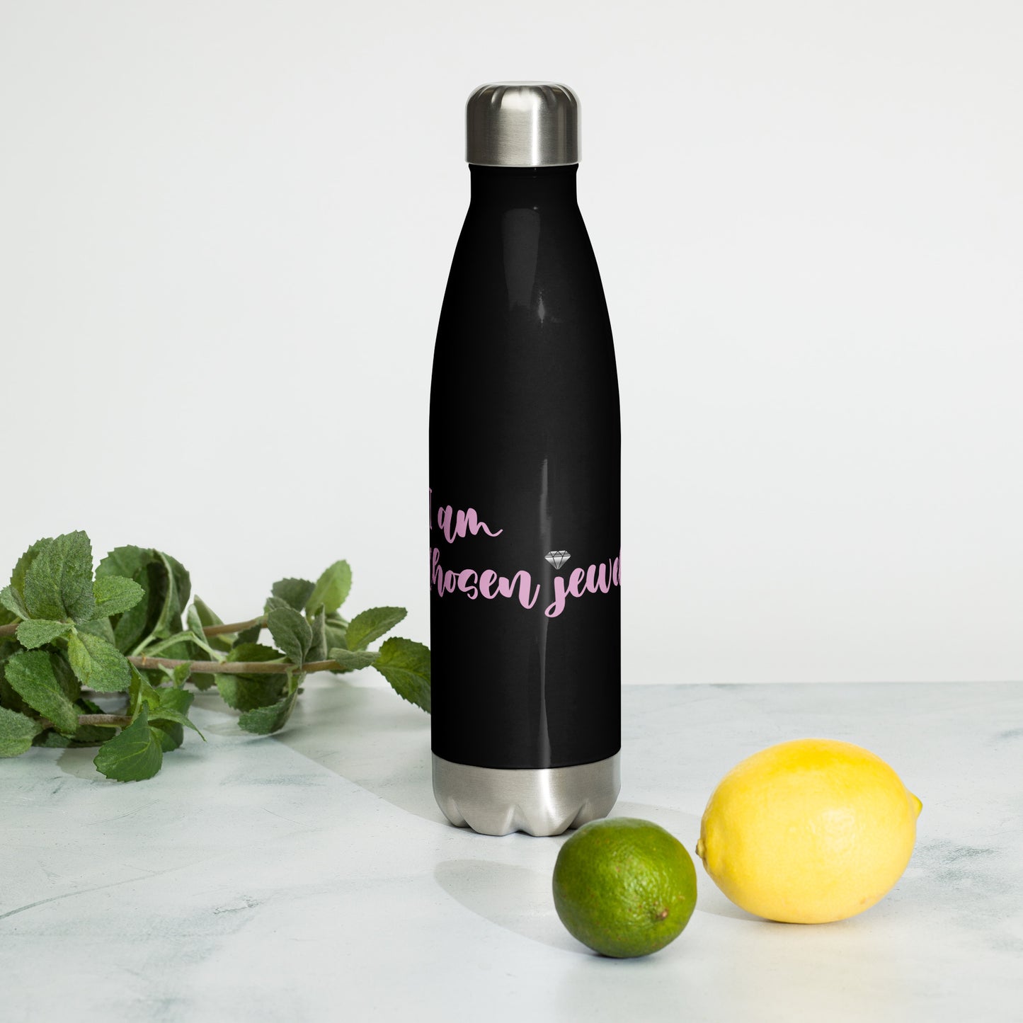 I Am Chosen Jewel Stainless Steel Water Bottle