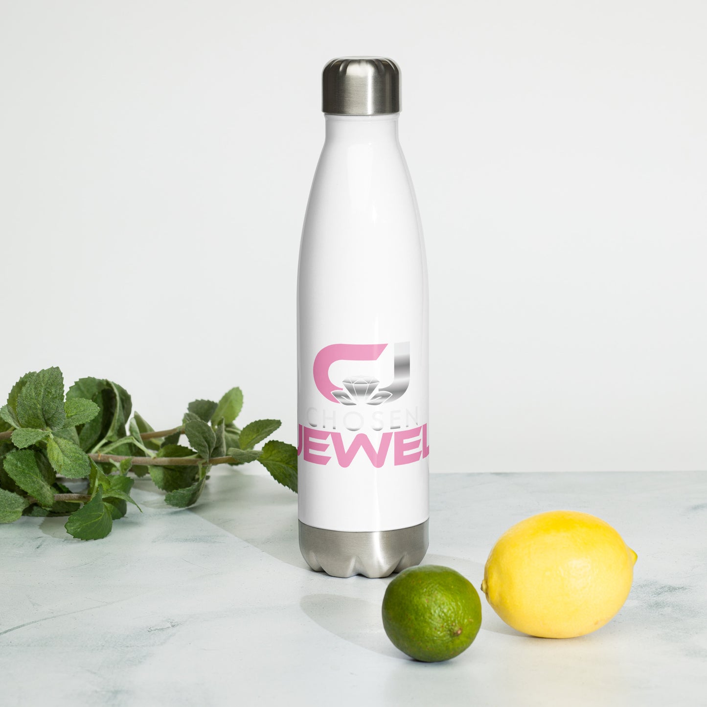 Chosen Jewel 3 Stainless Steel Water Bottle