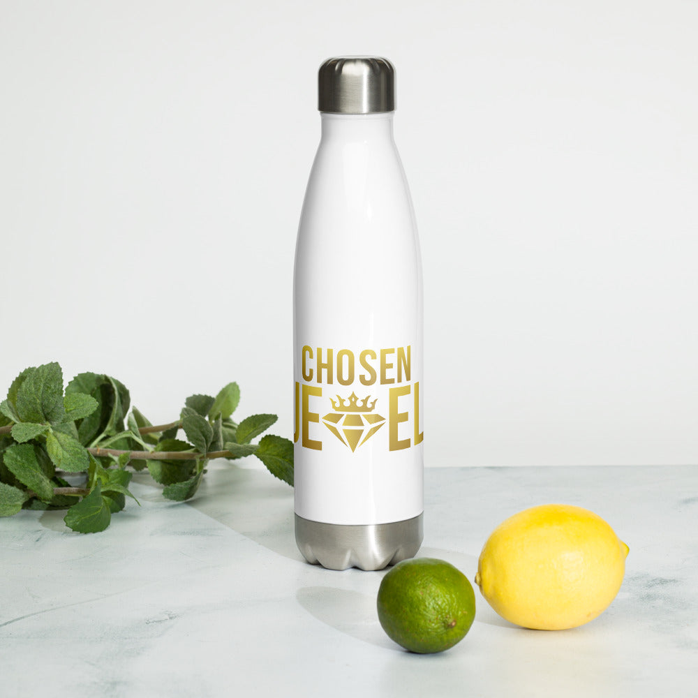 Chosen Jewel Gold Stainless Steel Water Bottle